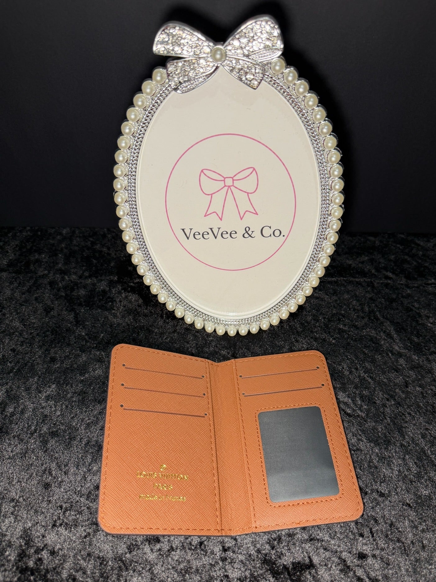 Classic Café Brown Slim Card Holder Wallet