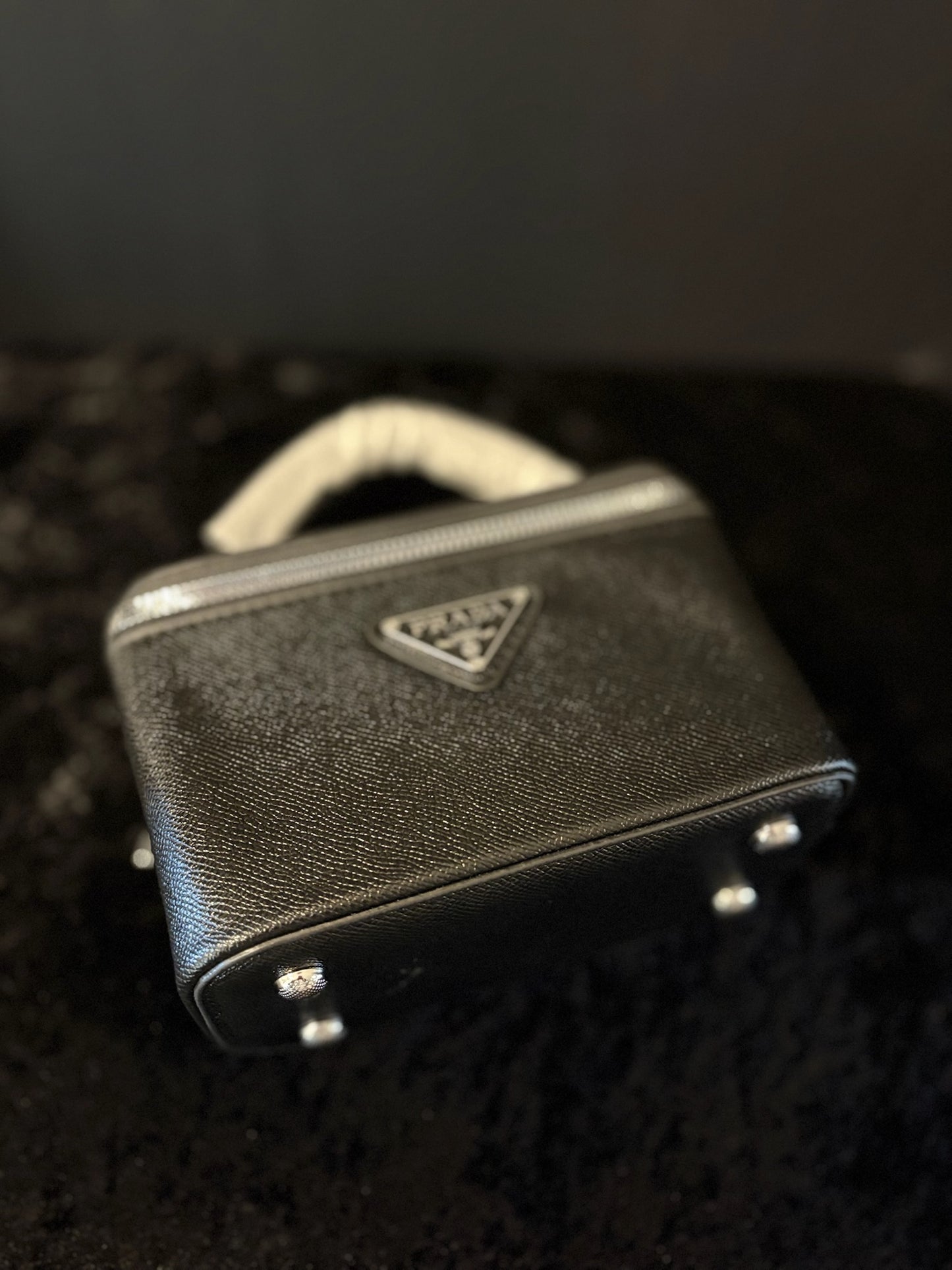 Midnight Convertible Luxe Bag ✨ Crossbody & Vanity Pouch