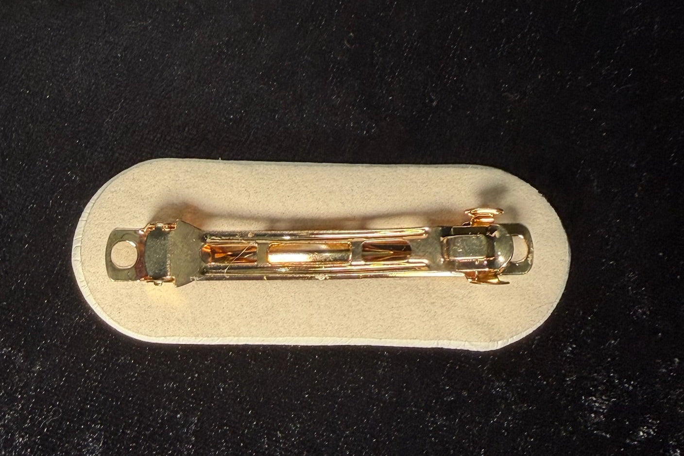 Cream Couture Hair Barrette