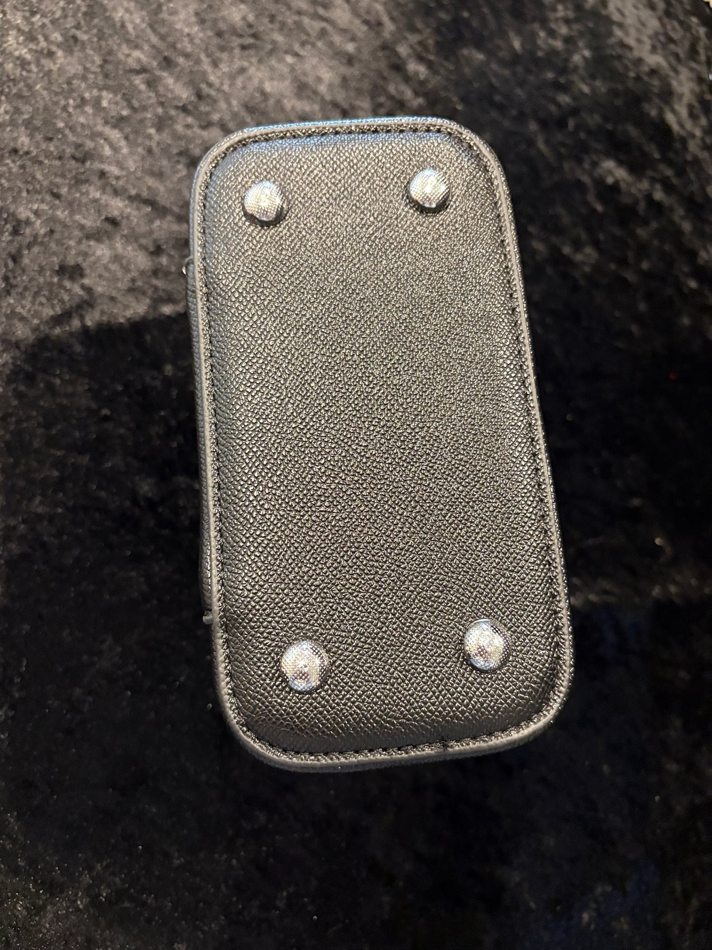 Midnight Convertible Luxe Bag ✨ Crossbody & Vanity Pouch