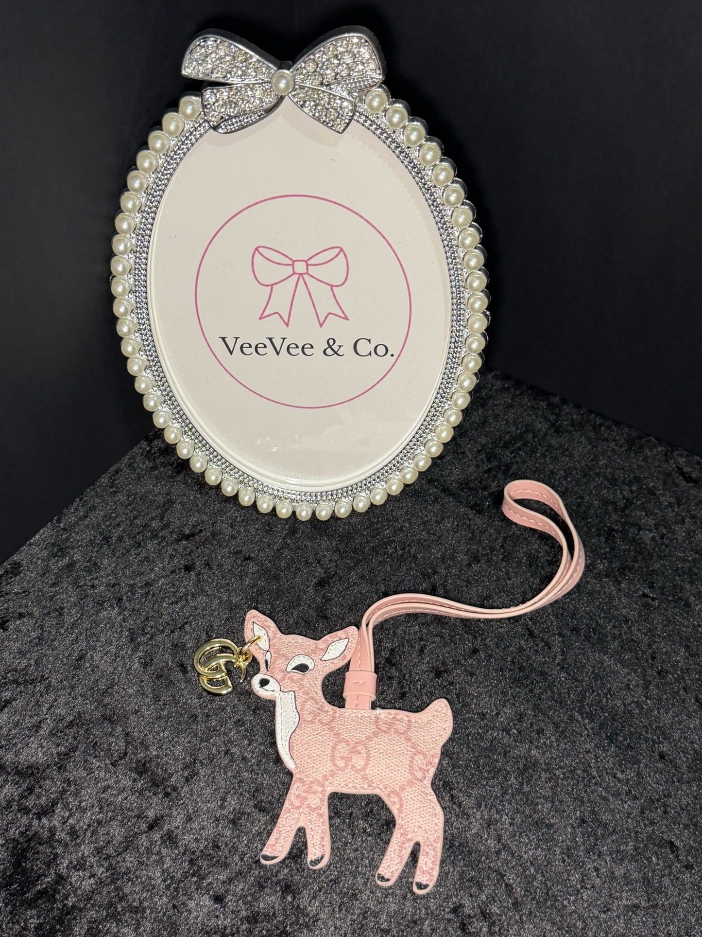 Blush Bambi Bag Charm