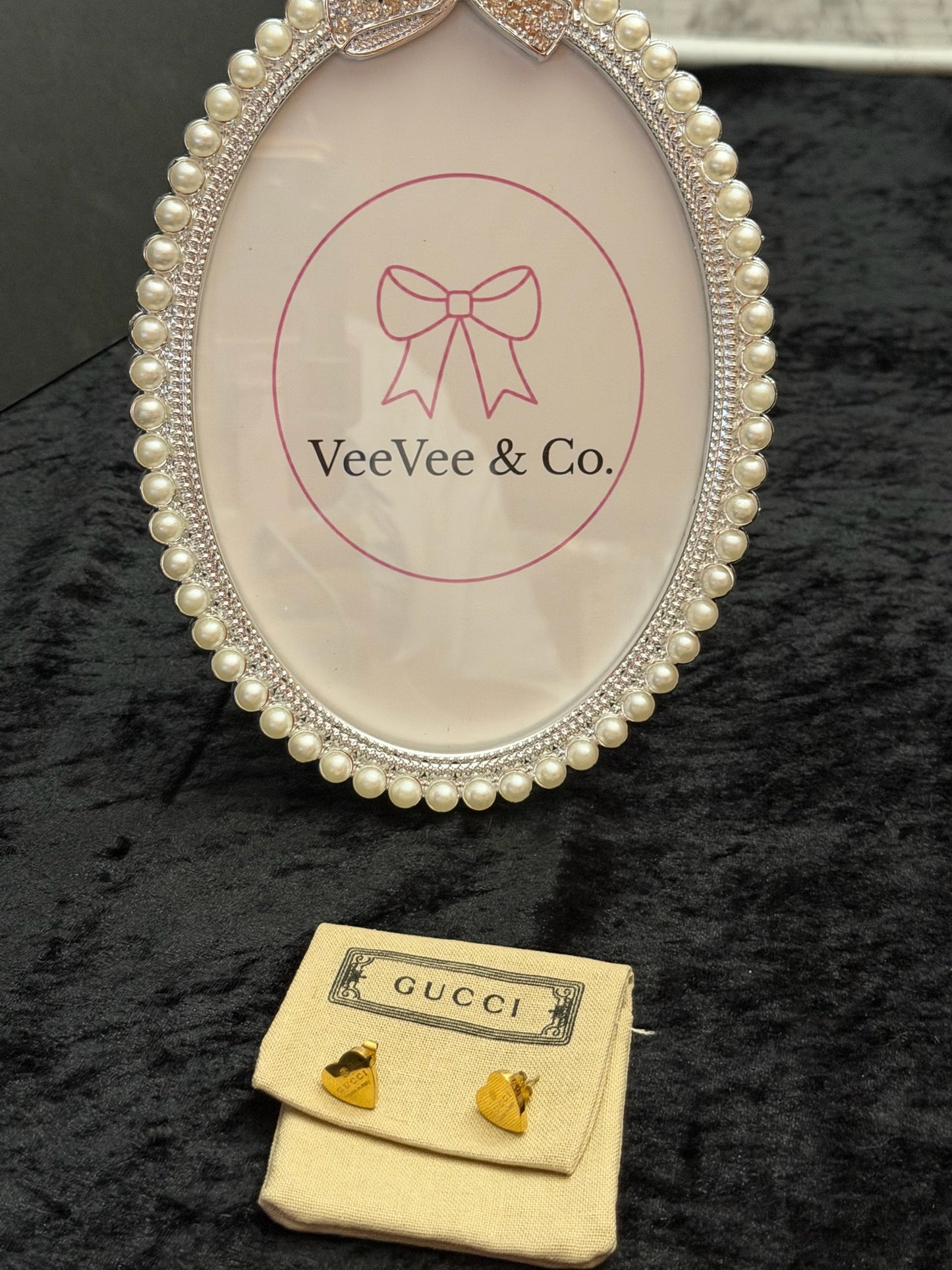 Gold Sweetheart Mini Luxe Studs