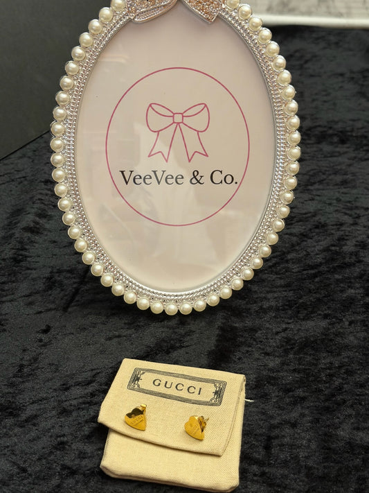 Gold Sweetheart Mini Luxe Studs