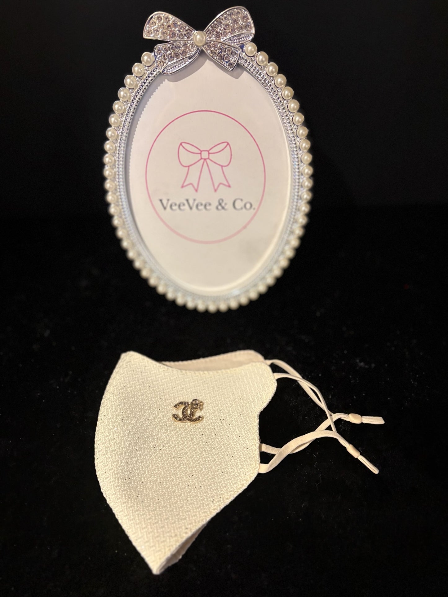 Golden Butterfly Face Mask