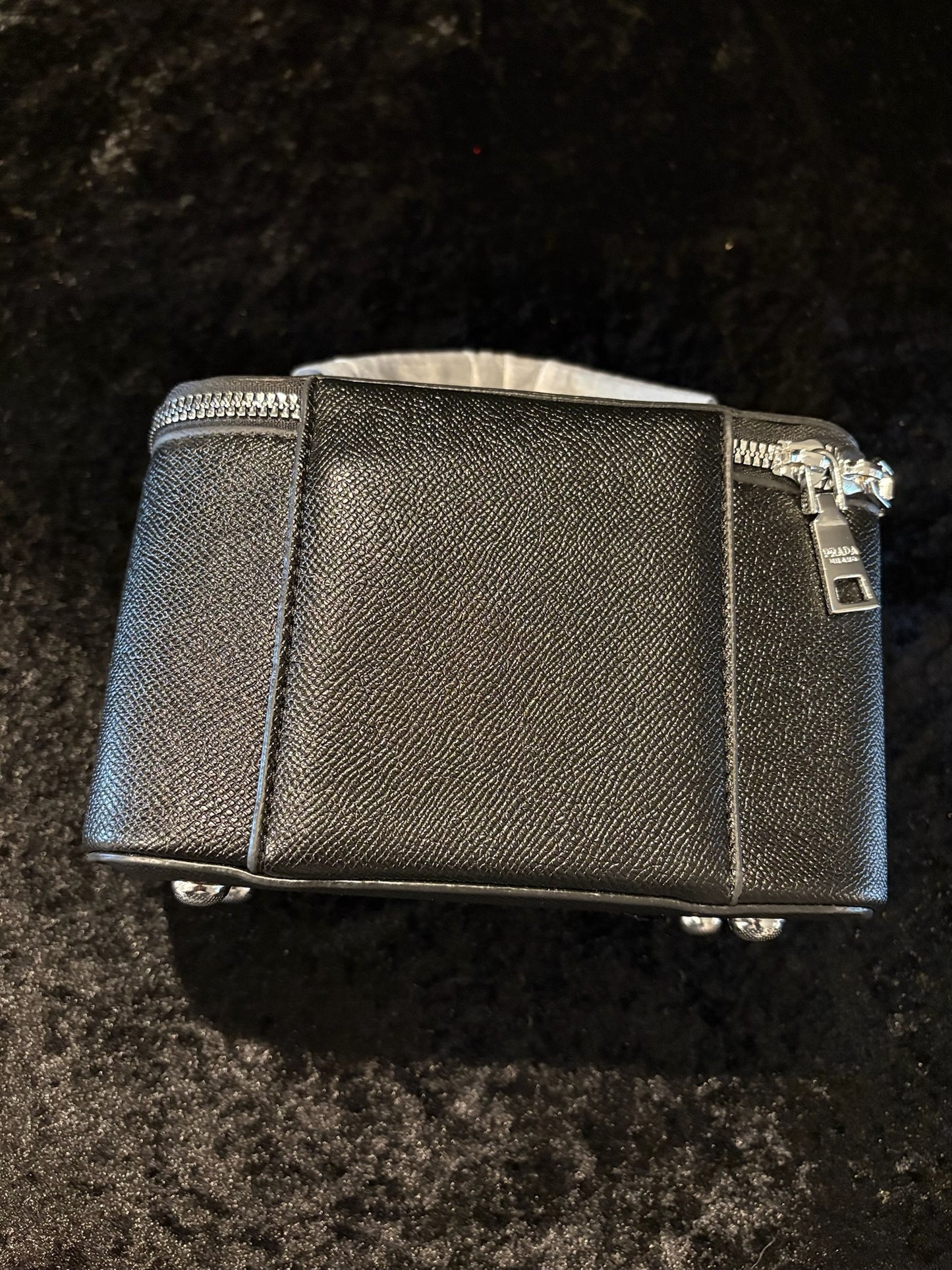 Midnight Convertible Luxe Bag ✨ Crossbody & Vanity Pouch