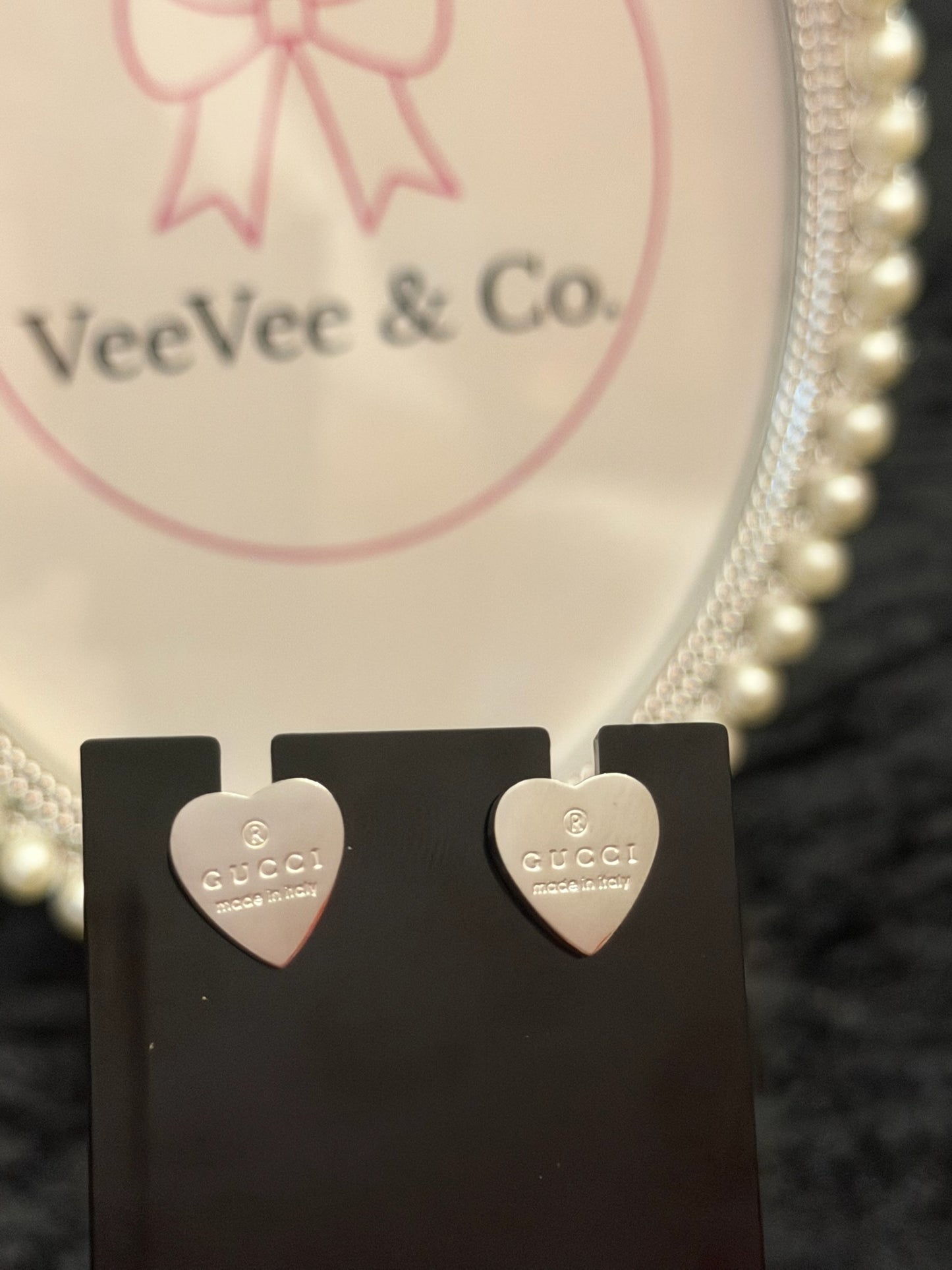 Silver Sweetheart Mini Luxe Studs