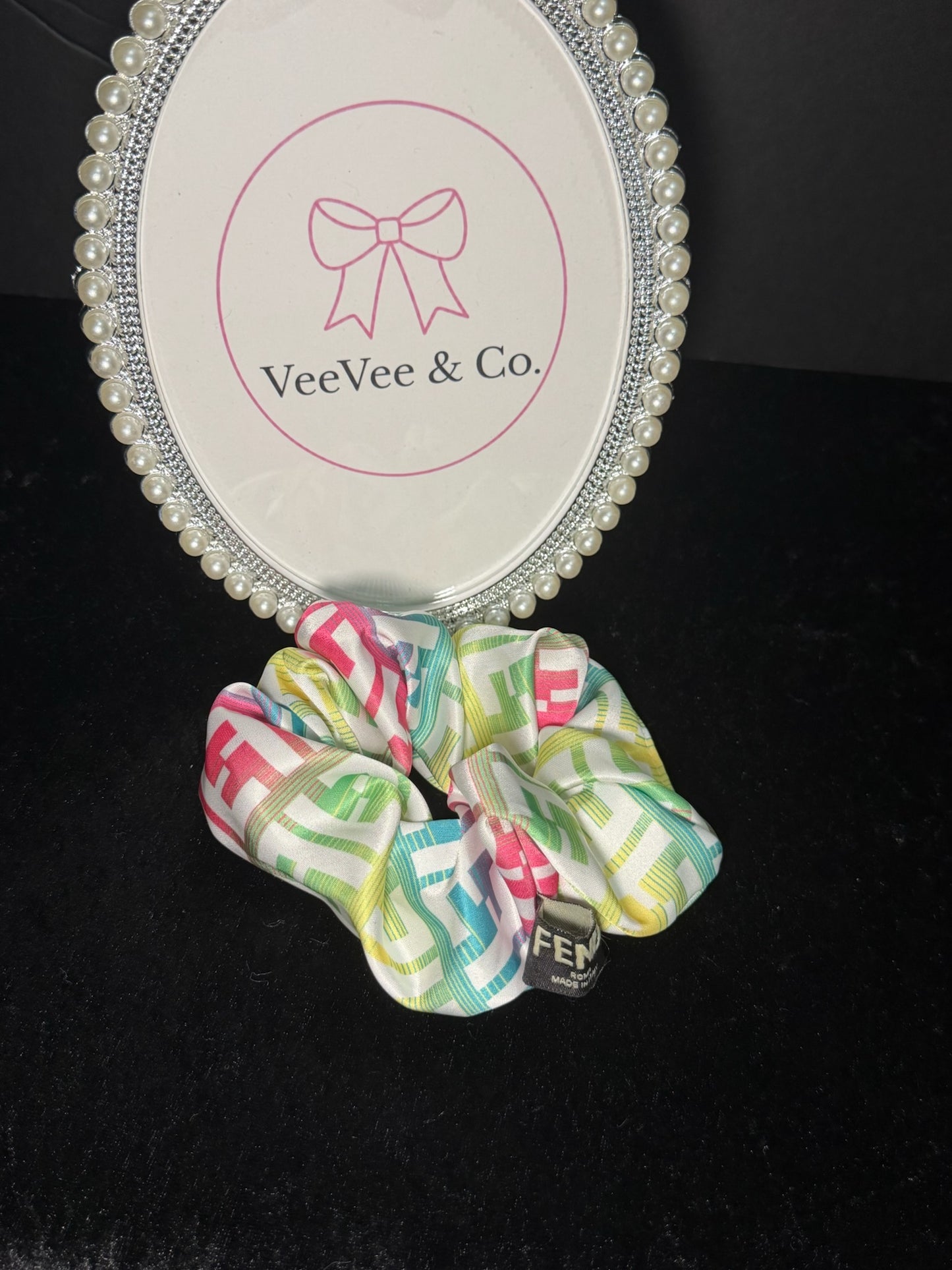 Luxe Logo Pop Scrunchie
