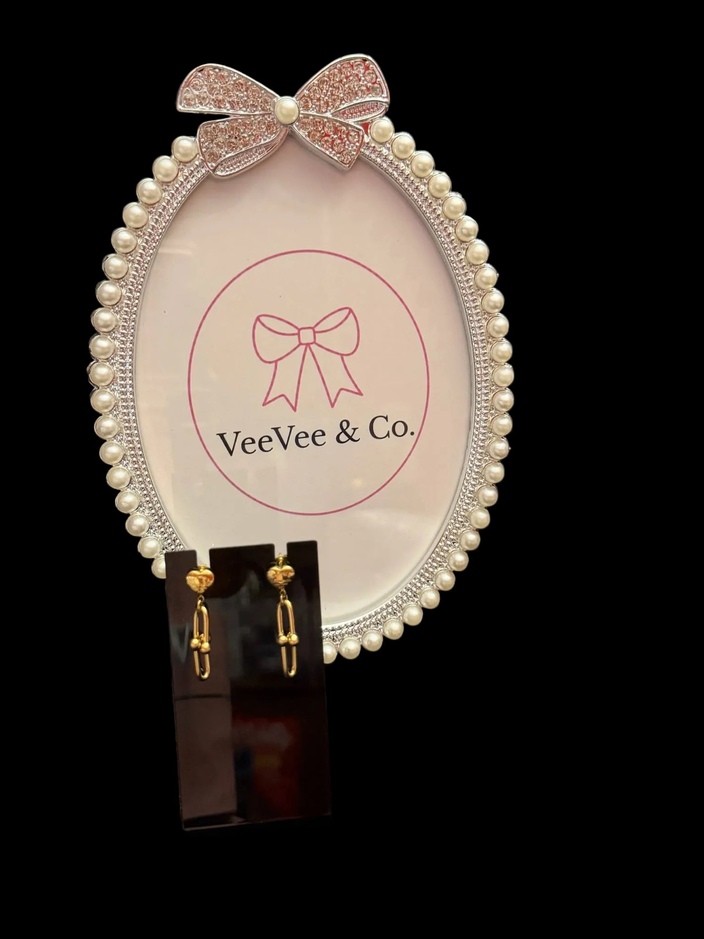 Golden Love Drop Earrings