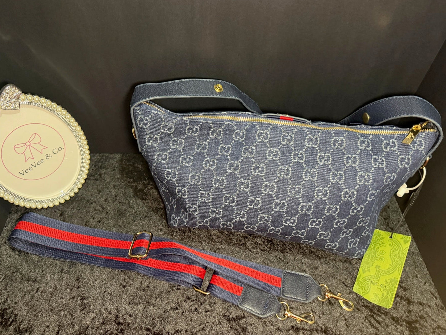 Denim Dreams Crossbody Satchel