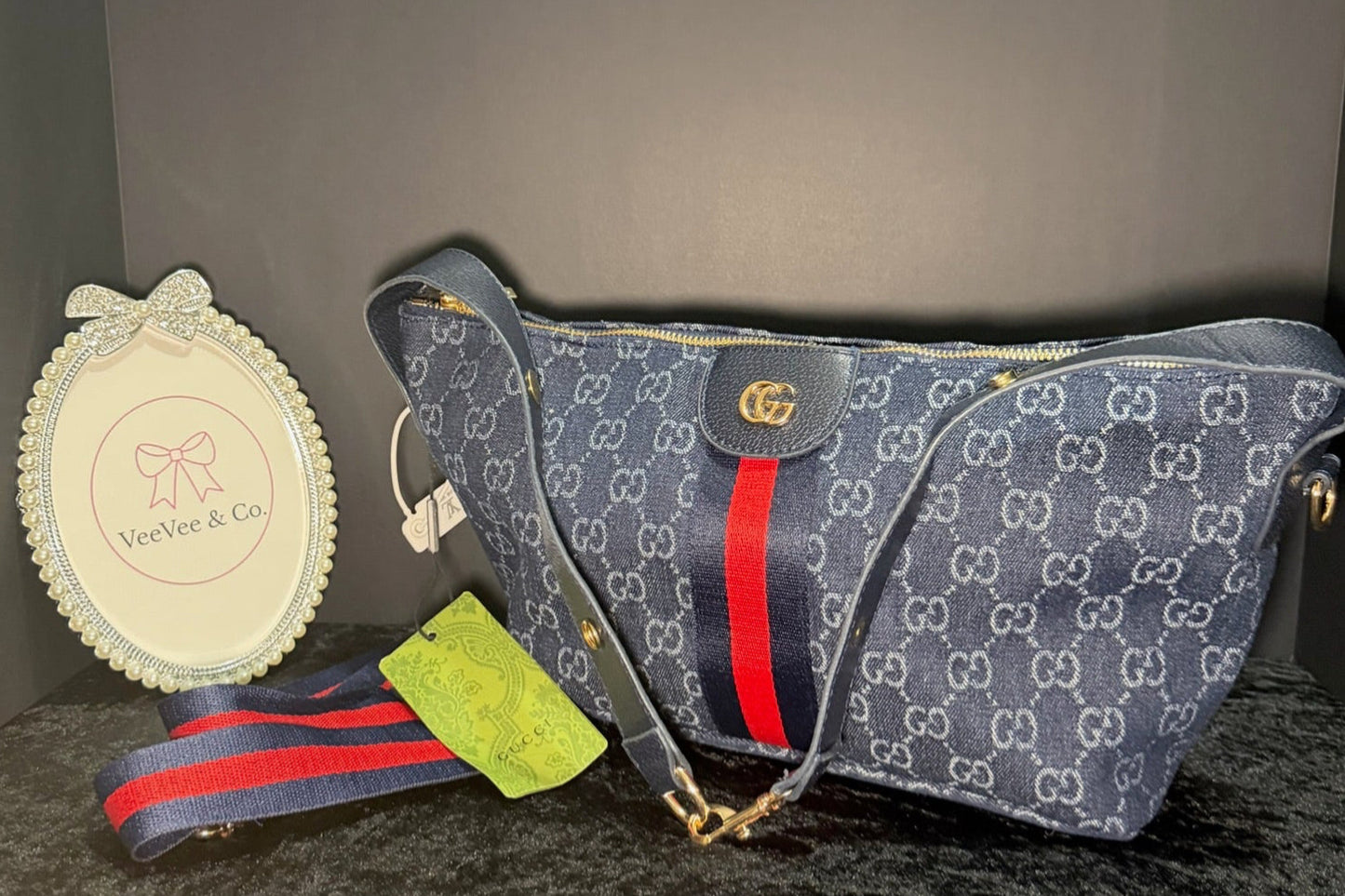 Denim Dreams Crossbody Satchel