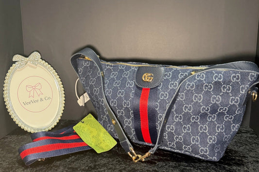 Denim Dreams Crossbody Satchel