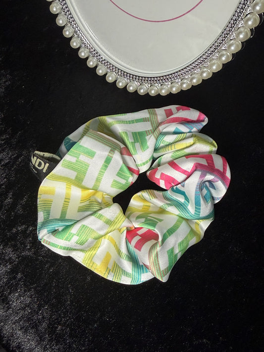 Luxe Logo Pop Scrunchie