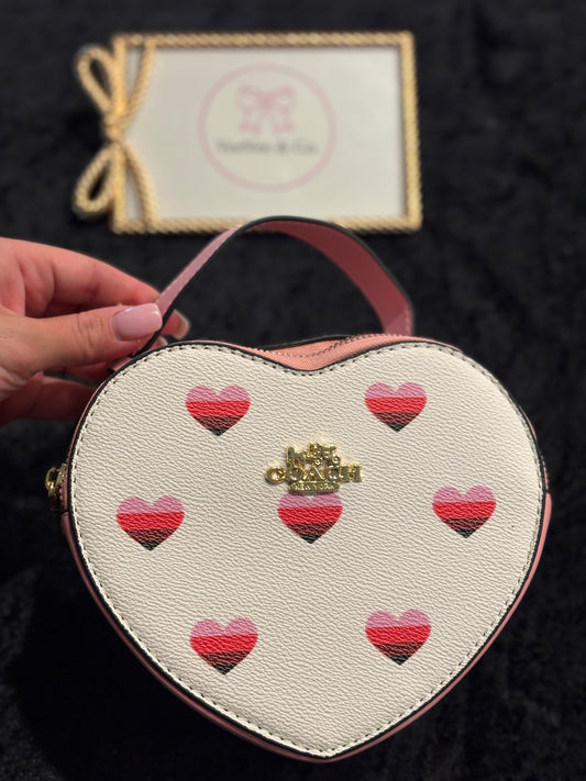 Love Story Heart Bag – Cream Multicolor Heart Edition