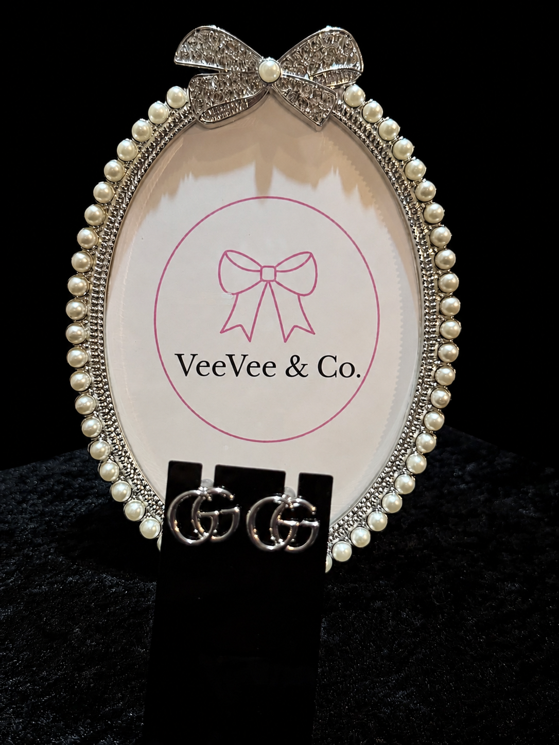 Silver Icon Stud Earrings