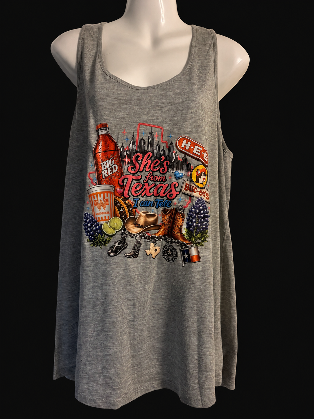 She's From Texas Tank 🤠✨ SIZE XL
