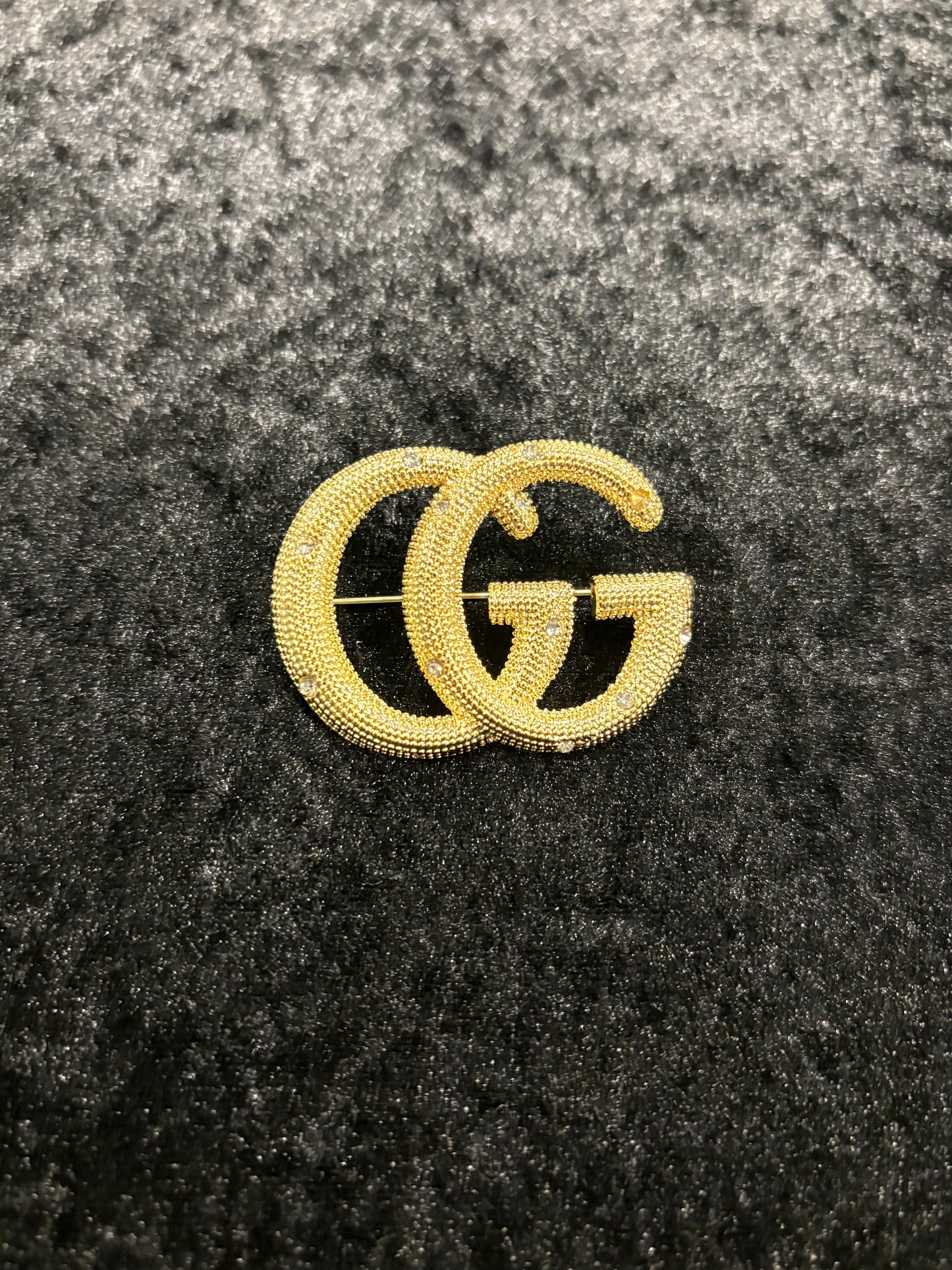 Golden Glow Statement Brooch
