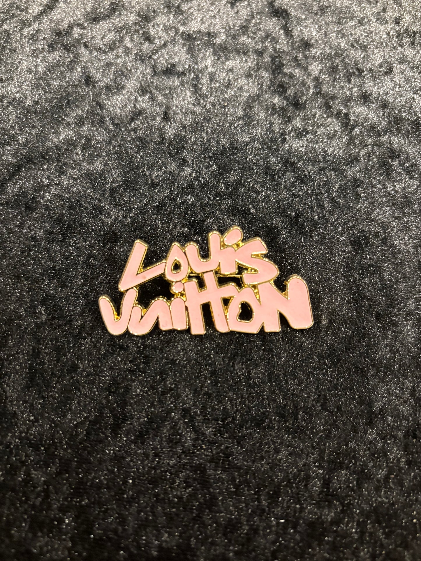 Pink Glam Nameplate Brooch