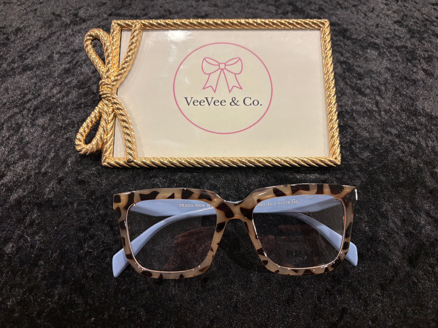 Ocean Mist Eyewear | Tortoise Lens Clear Frame Statement Glasses