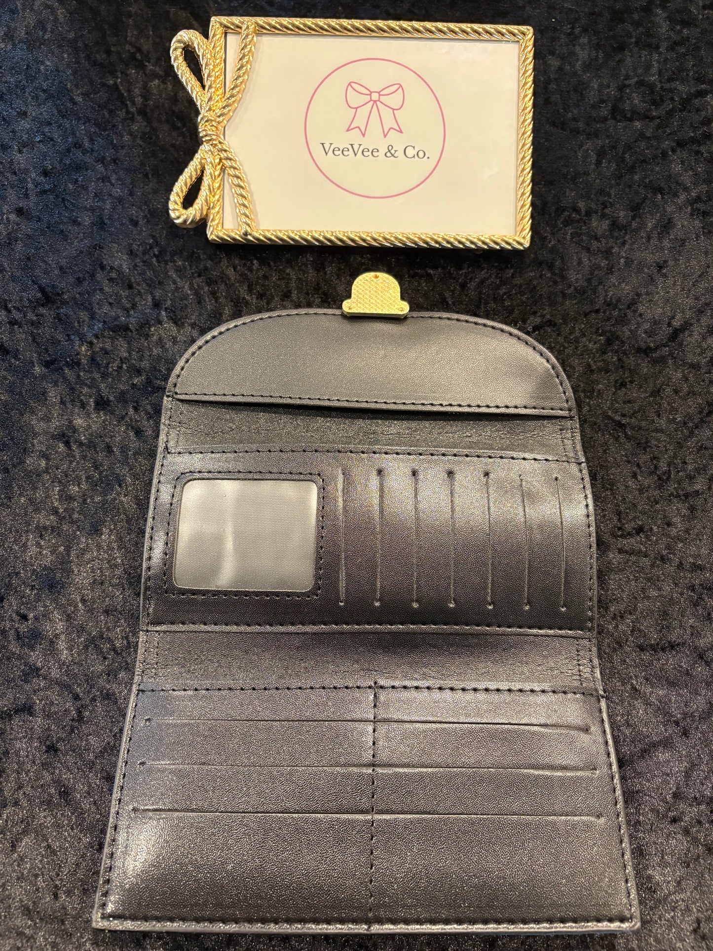 Blue Hour Monogram Wallet