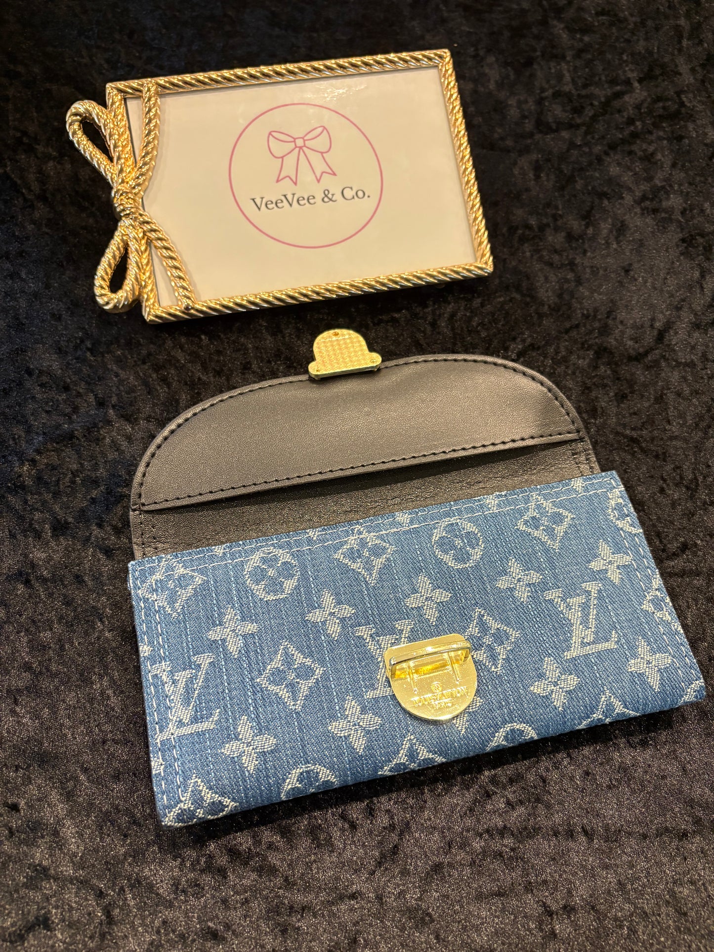 Blue Hour Monogram Wallet