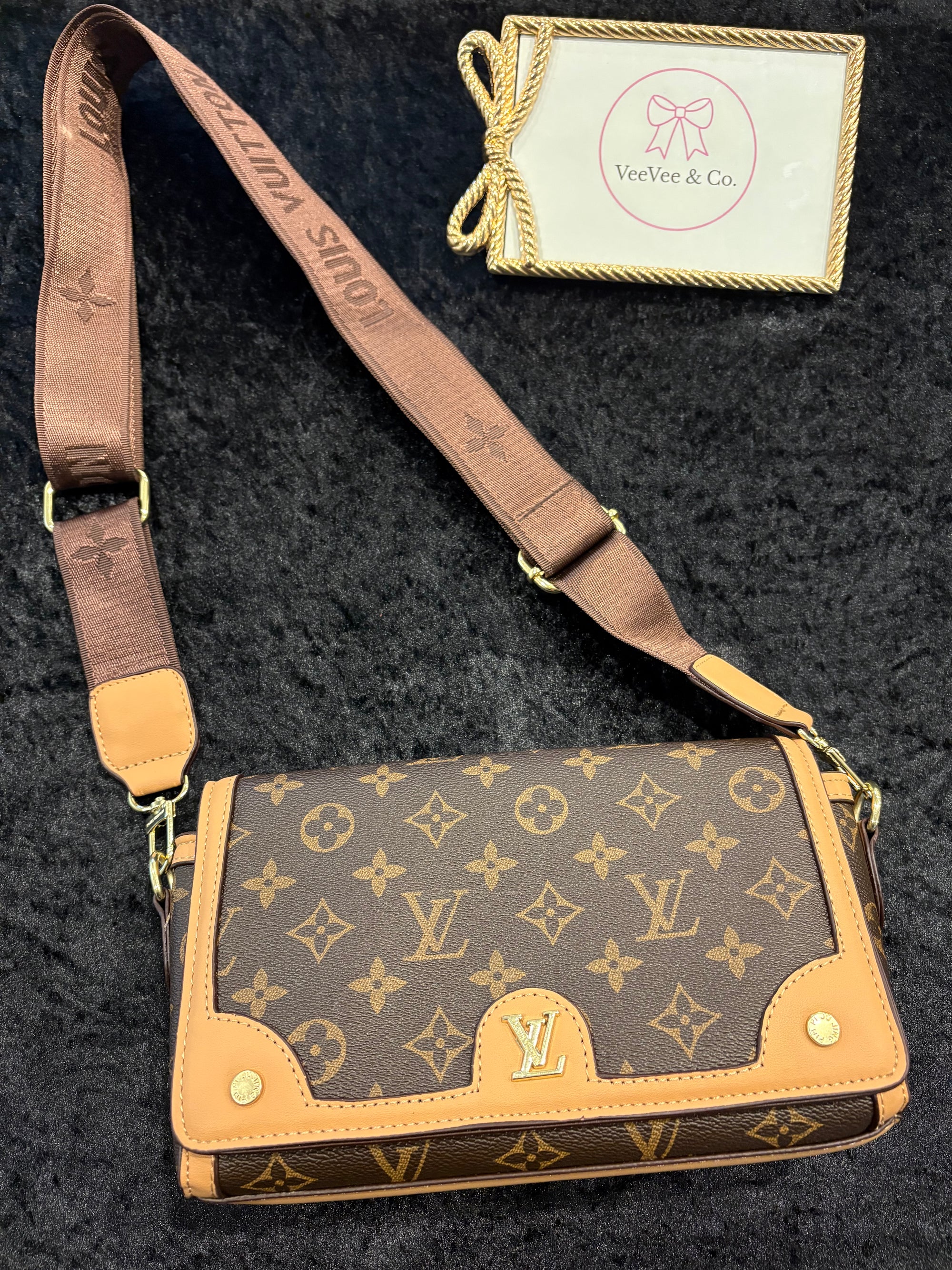 Classic Foldover Monogram Bag