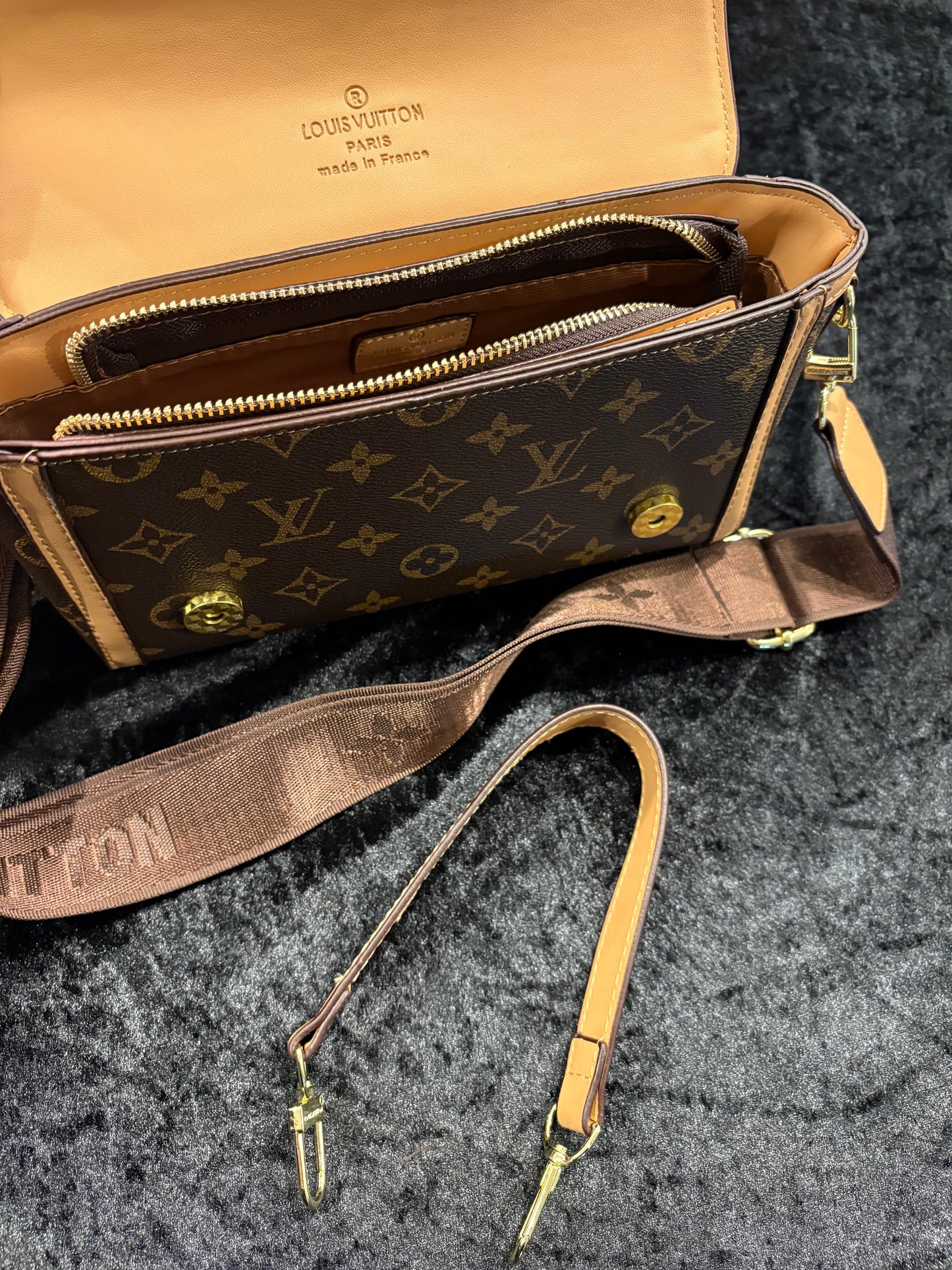 Classic Foldover Monogram Bag