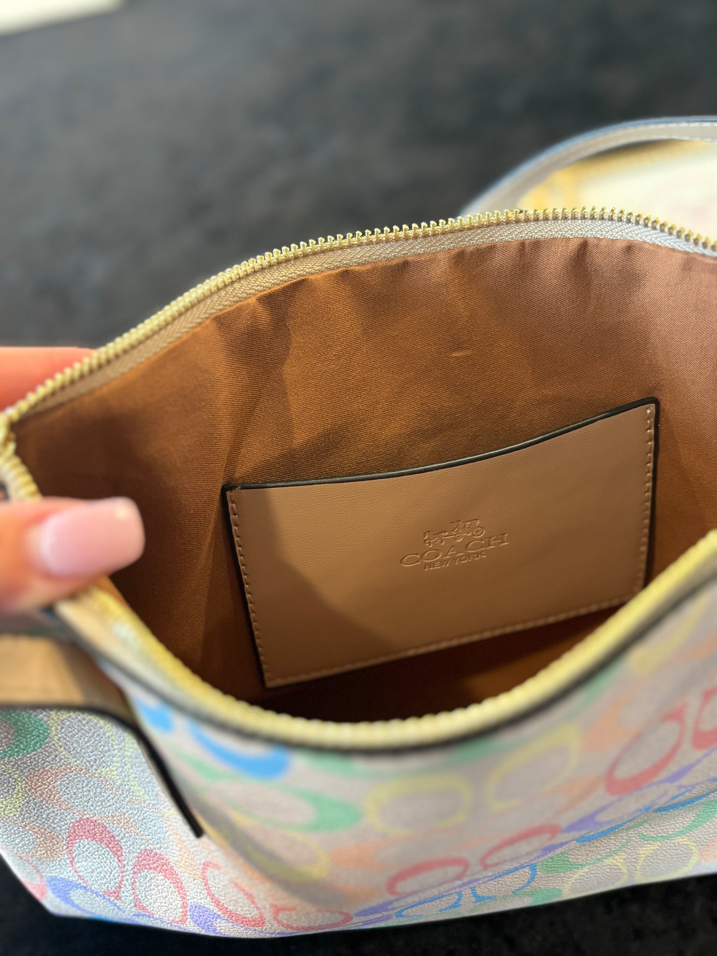Rainbow Dream Monogram Tote