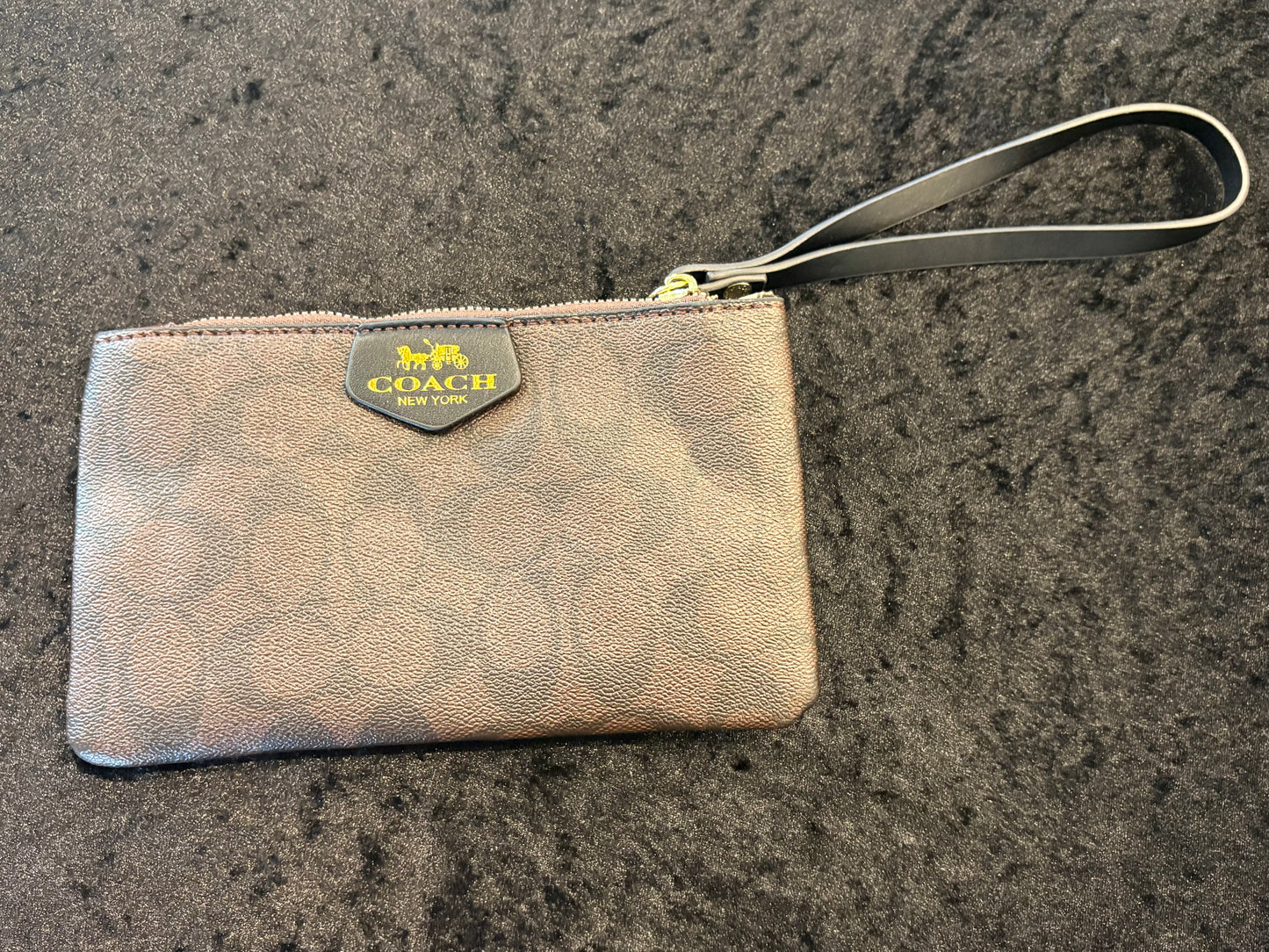 Luxe Trio Travel Set – Brown Monogram Tote, Pouch & Wristlet