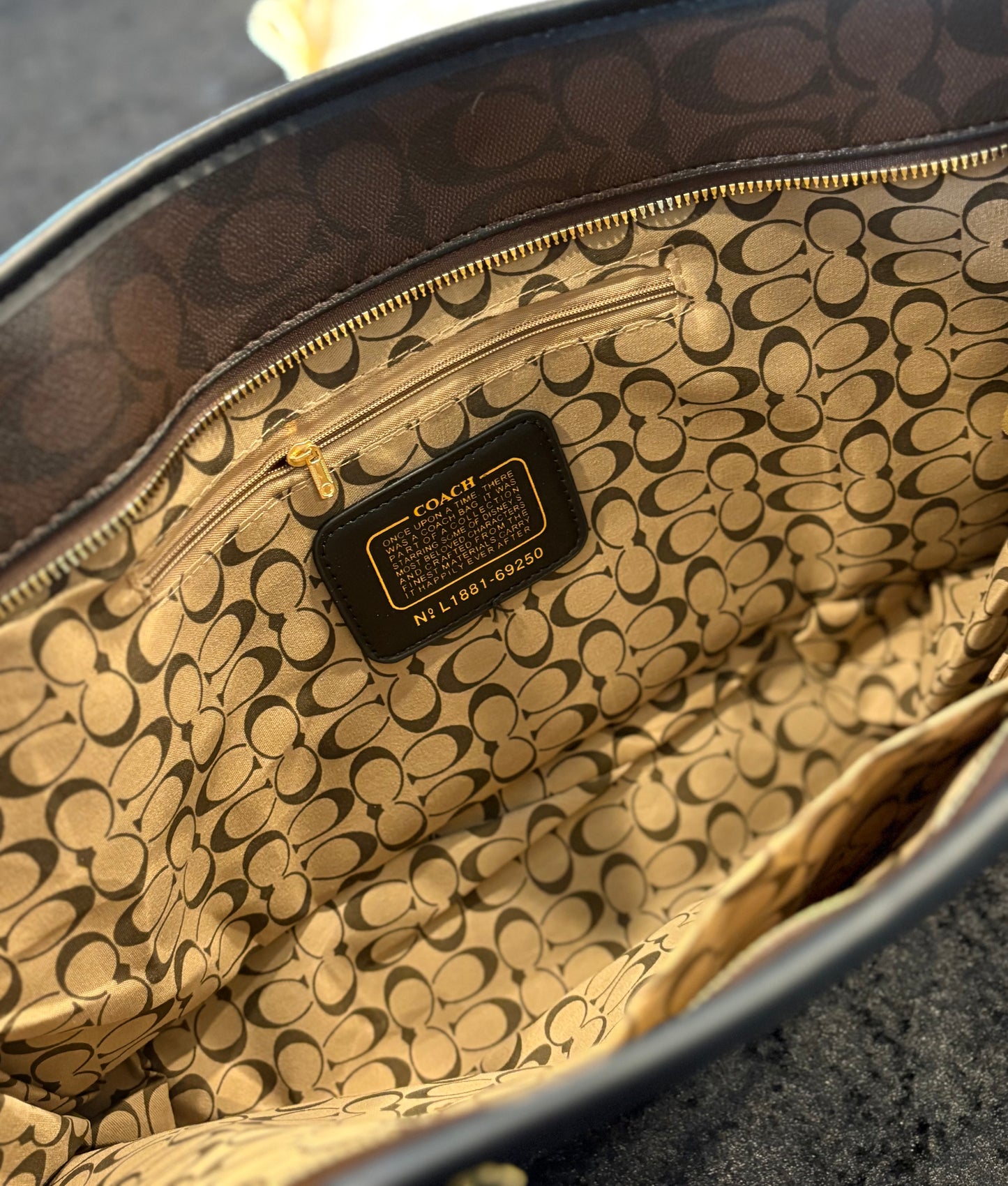 Luxe Trio Travel Set – Brown Monogram Tote, Pouch & Wristlet