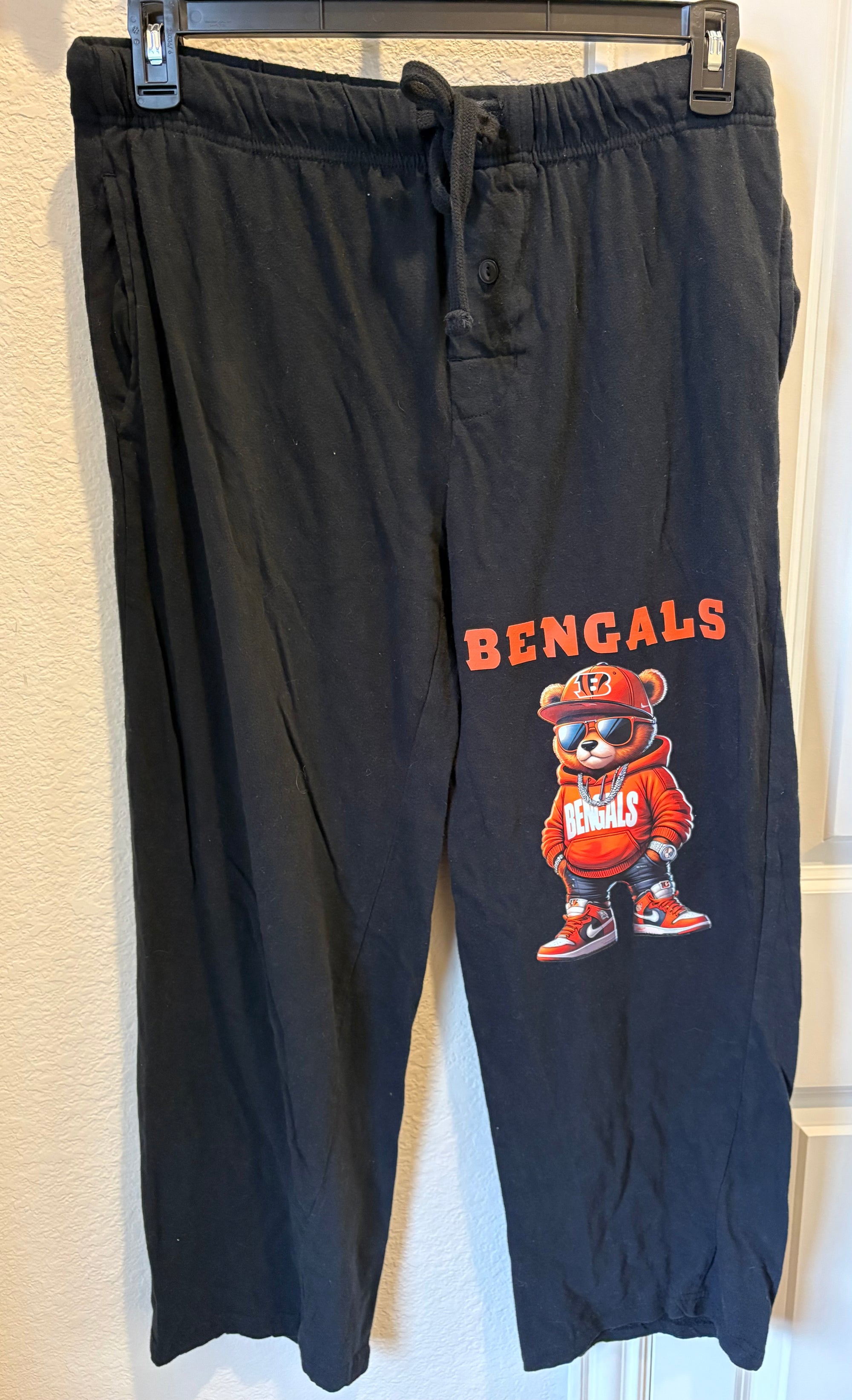 Bengal Bear Cozy Flare PJ Pants - SIZE LARGE