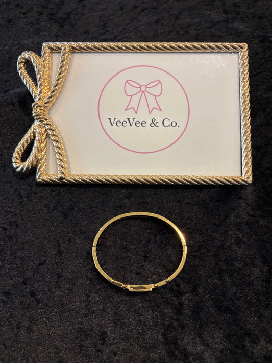 Golden Glow Opal Bangle