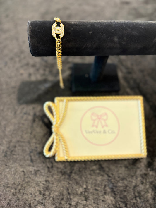 Gold Dainty Chain Bracelet