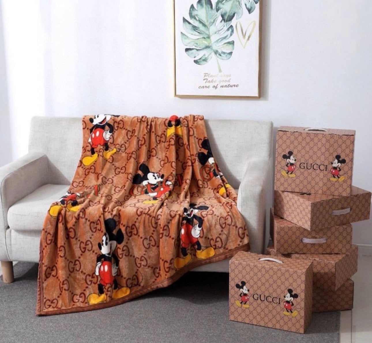 Snuggle Me Mickey Throw