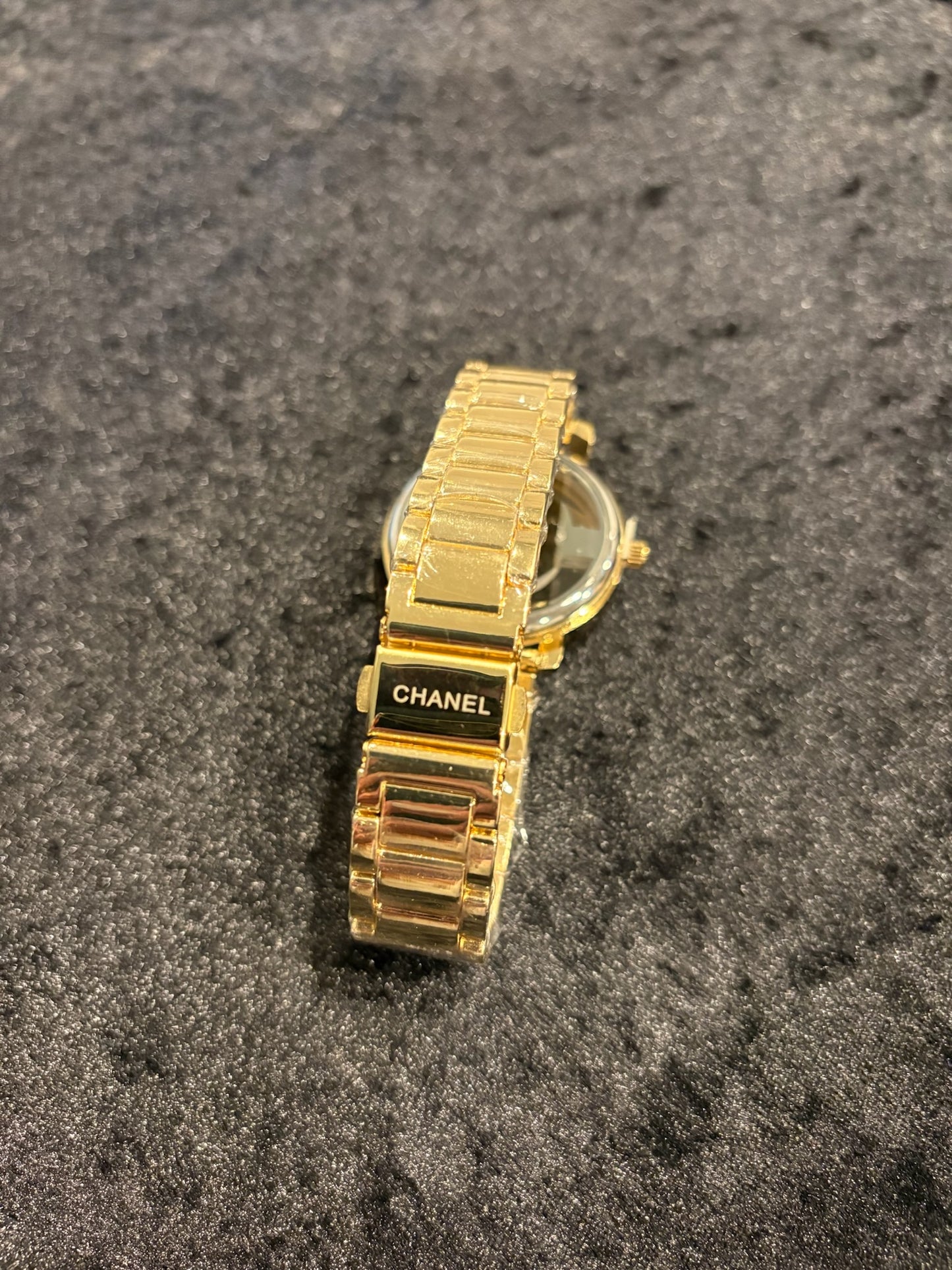 Golden Glam Rhinestone Watch