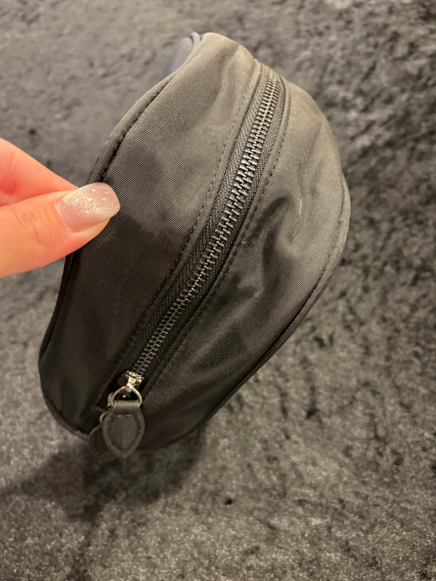 Midnight Luxe Nylon Pouch