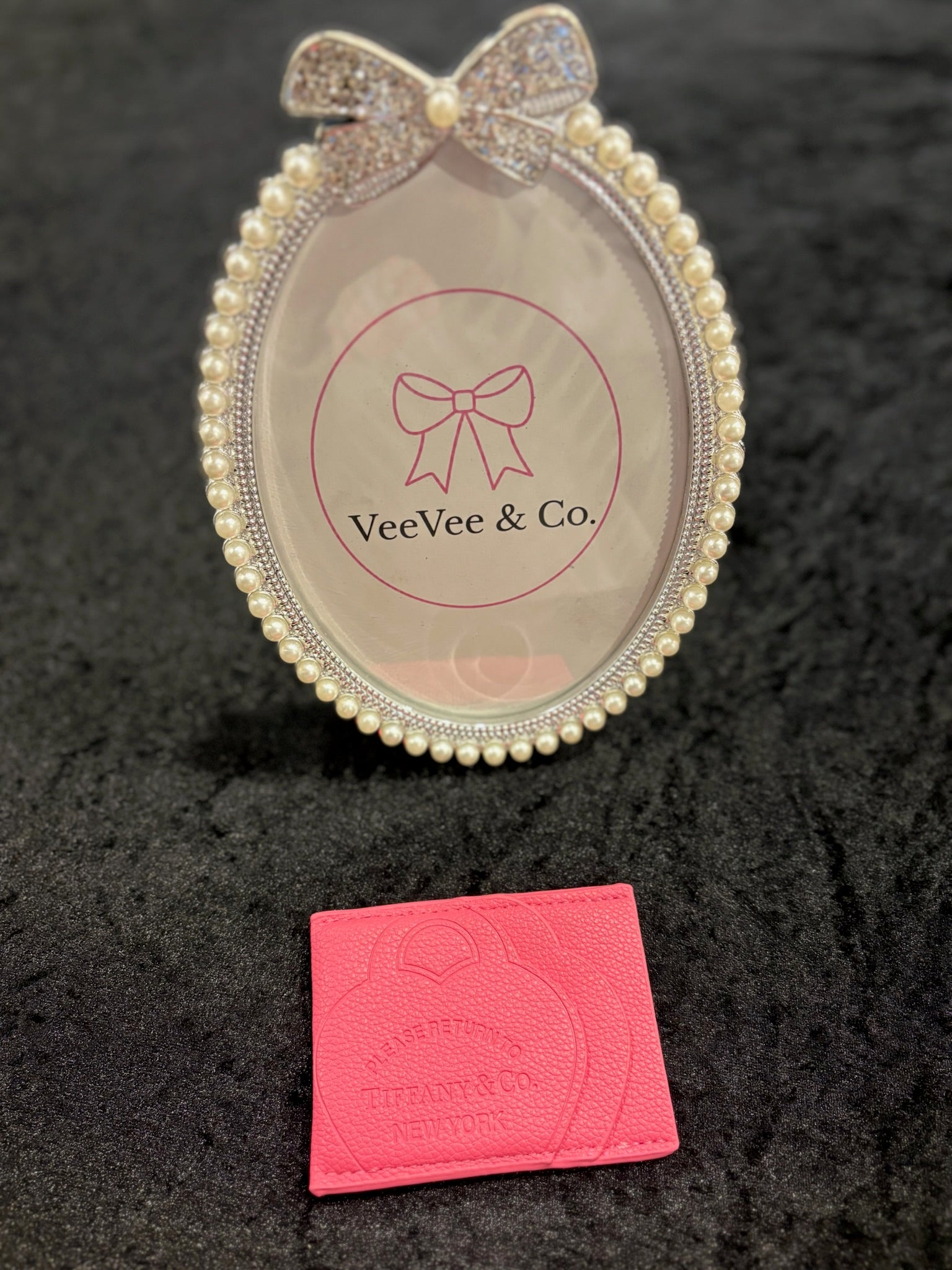Rosy Heart Card Holder