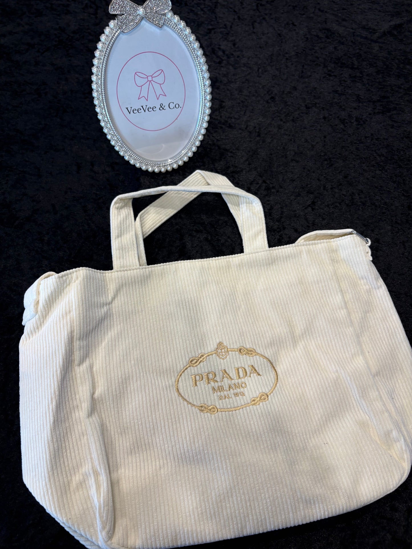 Cozy Girl Corduroy Tote