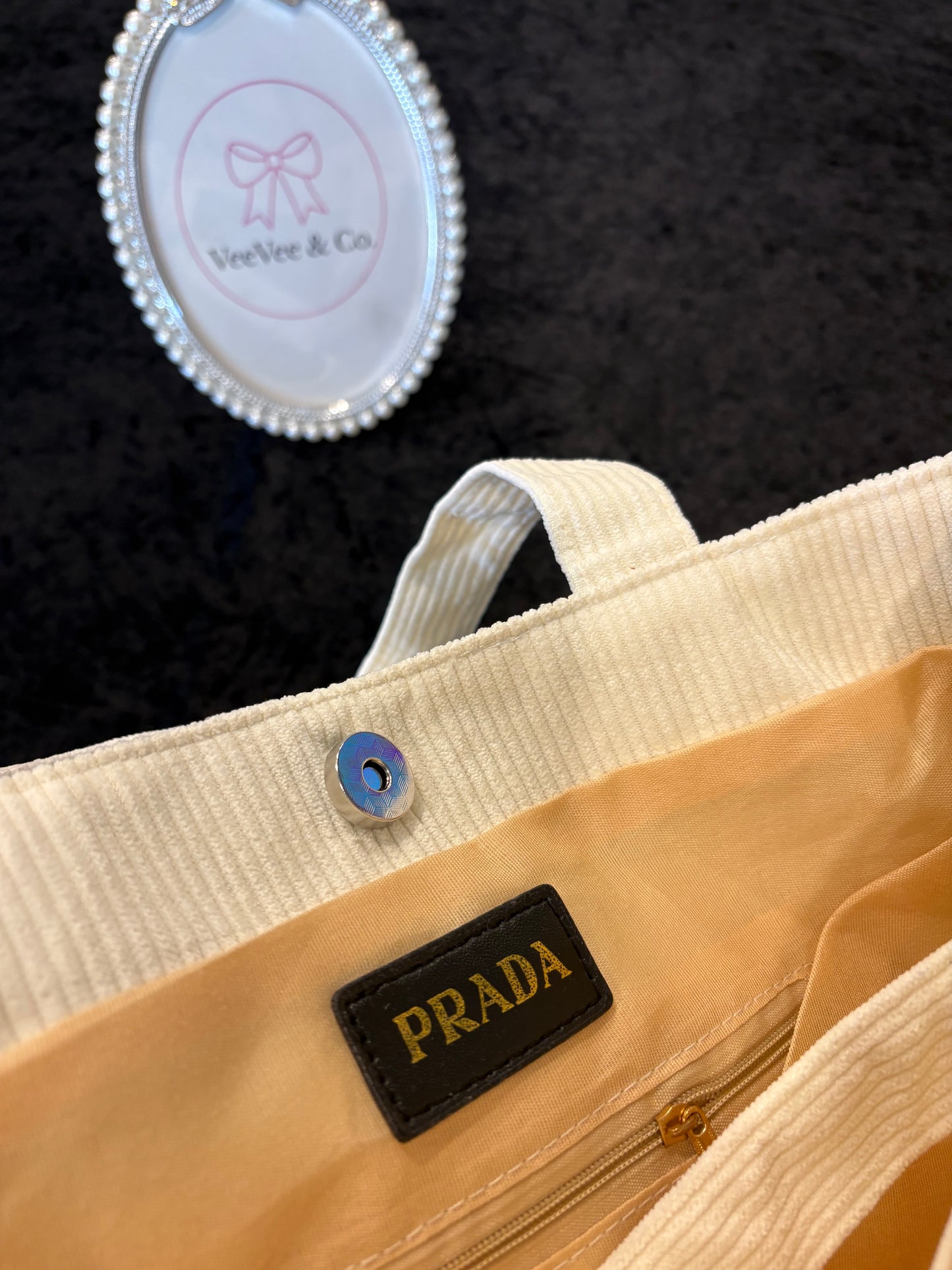 Cozy Girl Corduroy Tote