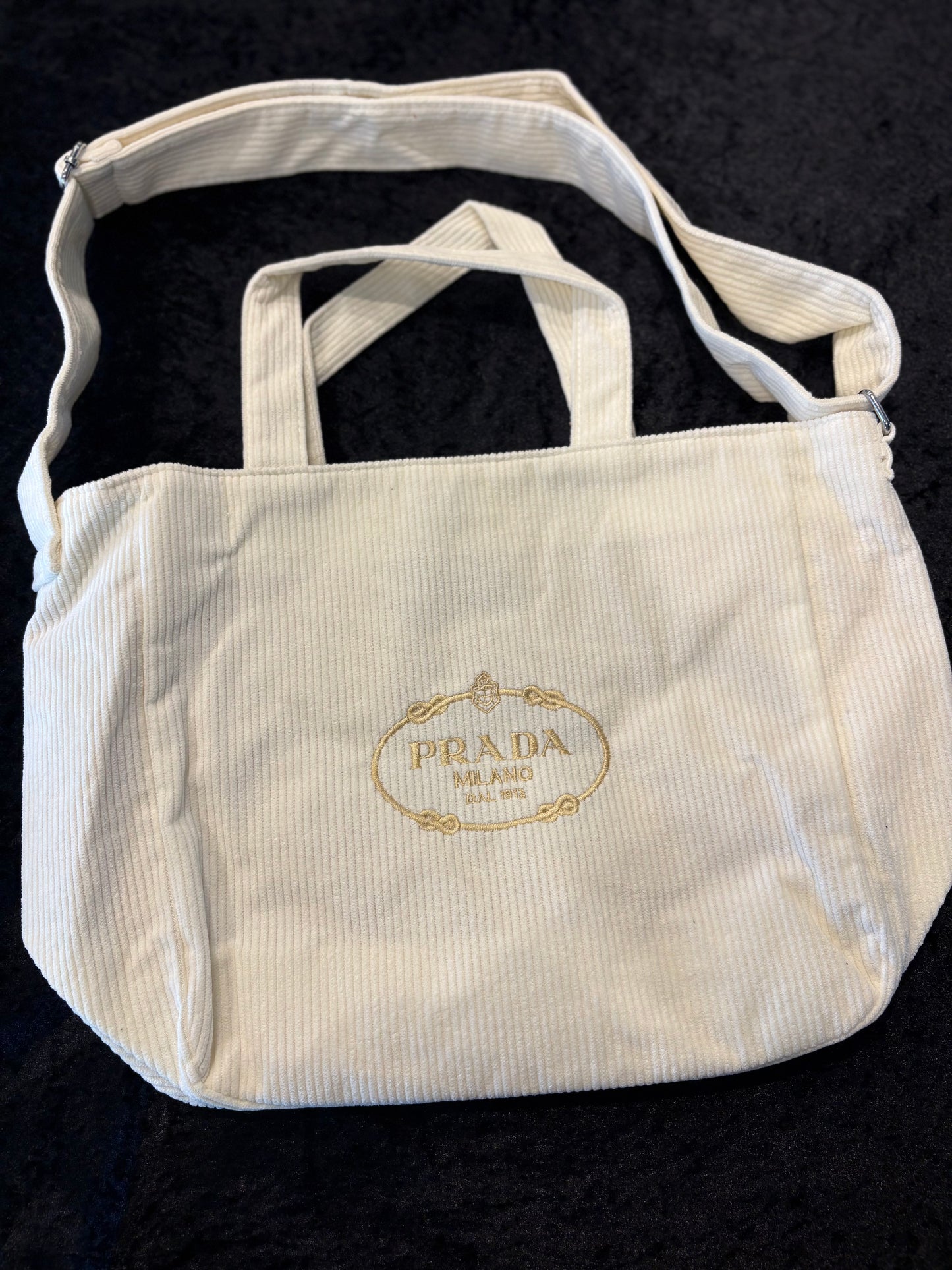 Cozy Girl Corduroy Tote