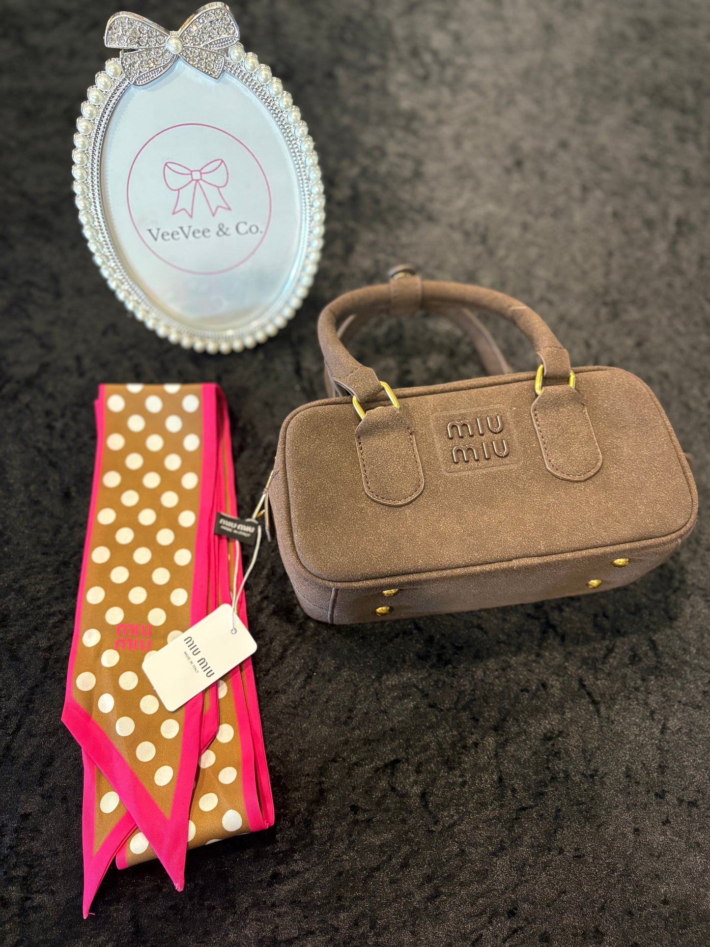 Espresso Elegance Handbag