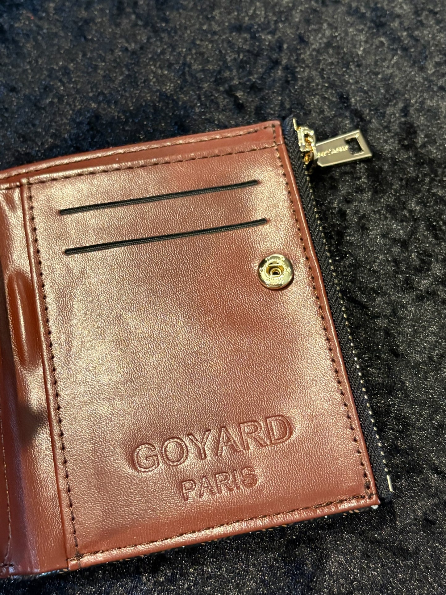 The All-in-One Wallet ✧ Brown Pattern Zip & Card Organizer