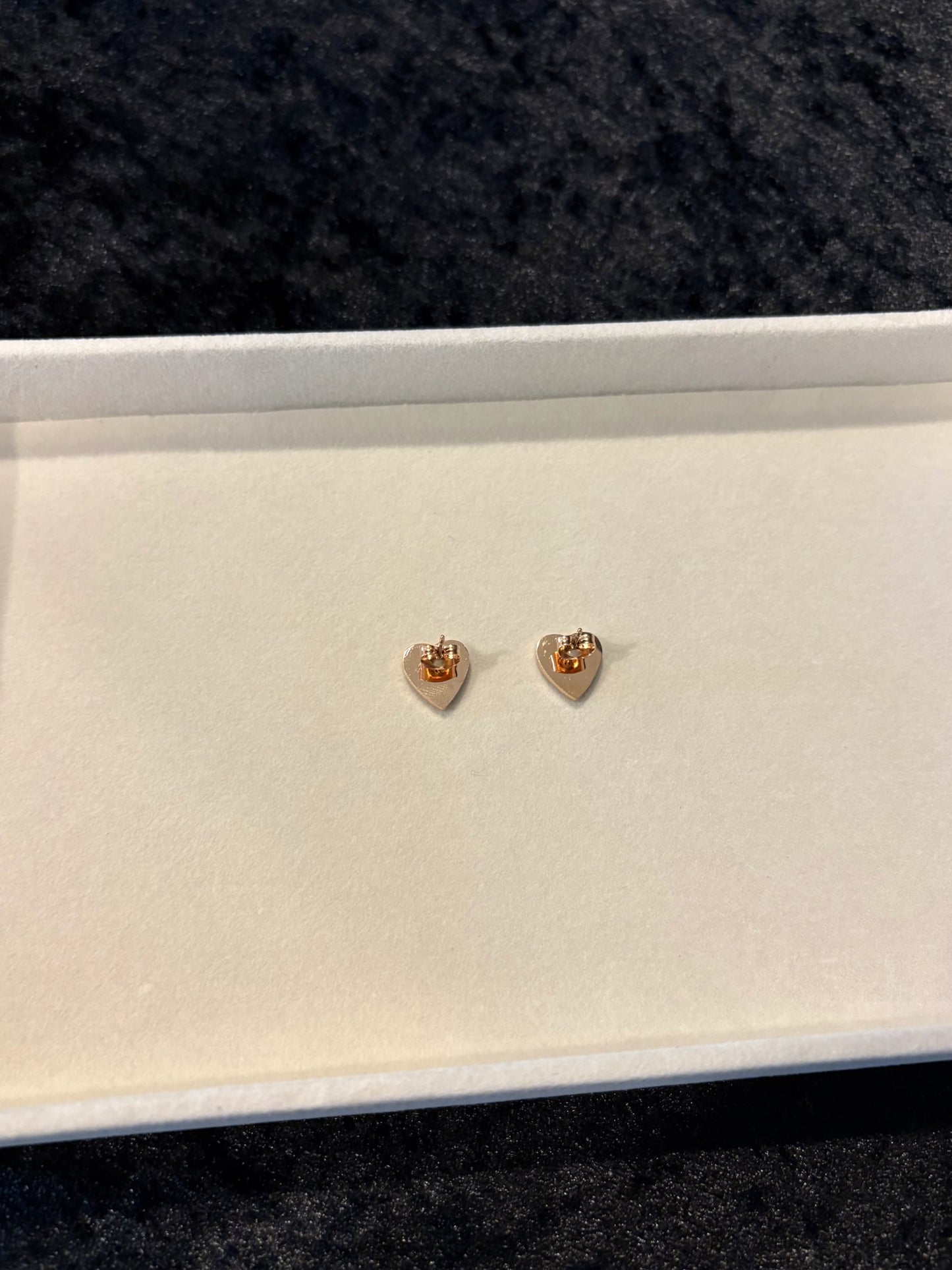 Rose Gold Sweetheart Mini Luxe Studs