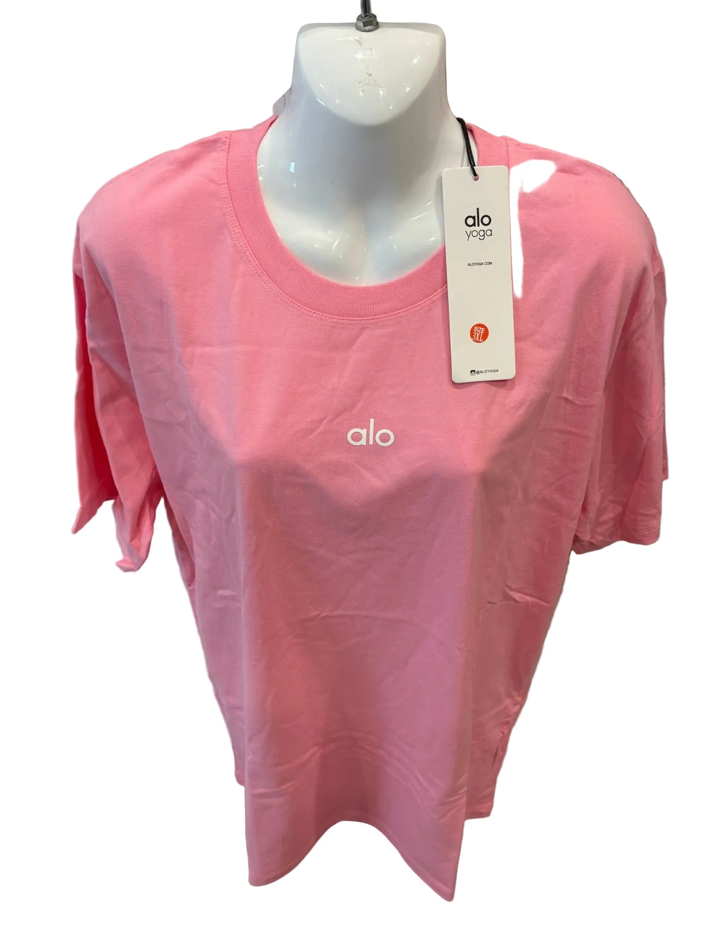 Aesthetic Active Tee Set ✧ Black & Pink Logo T-Shirts