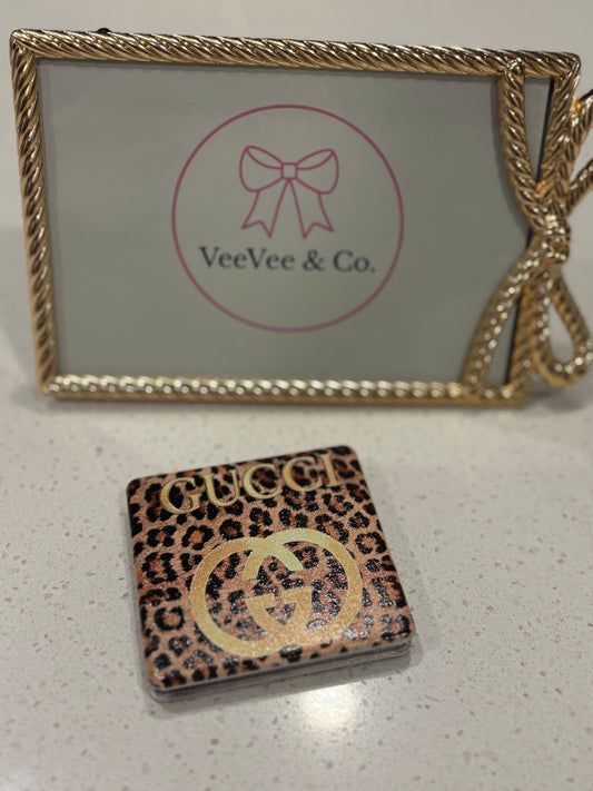 Wild Chic Cheetah Compact Mirror