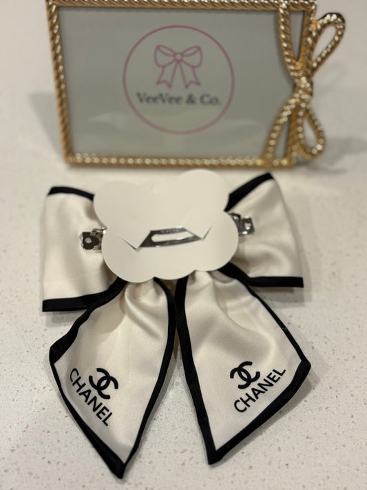 Luxe CC Ribbon Statement Hair Bow