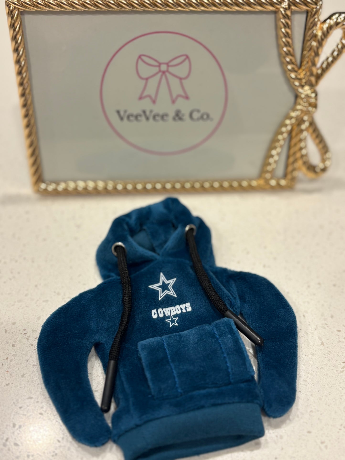 Game Day Velvet Shift Hoodie • Dallas Cowboys