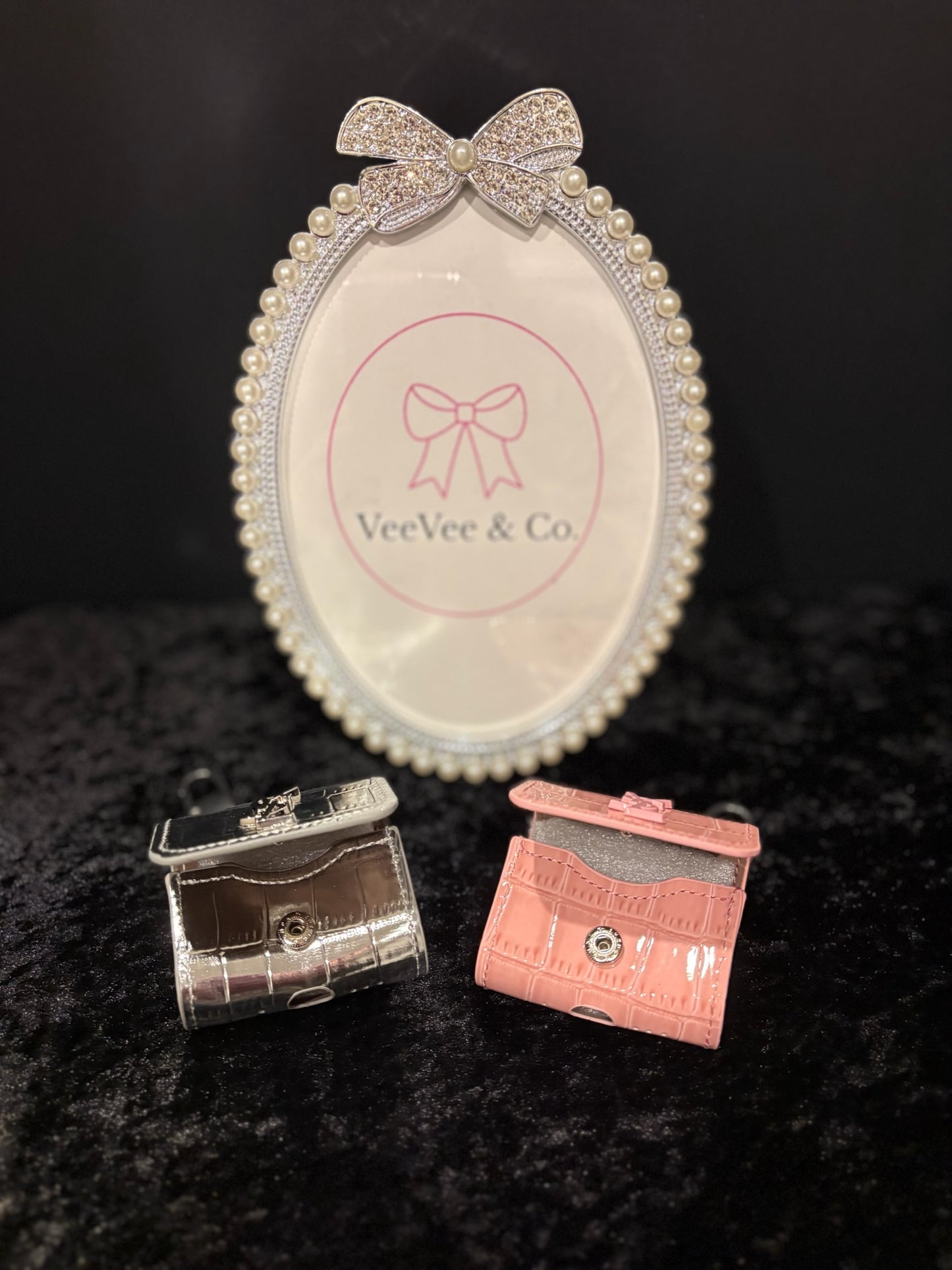 Pretty & Protected AirPod Case 💕 Pink & Silver Collection