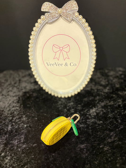 Squeeze the Day Keychain 🍋 Zip Pouch Charm