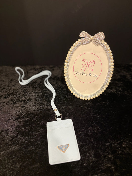 Blue Skies Badge Holder ✧ Luxe Lanyard Set