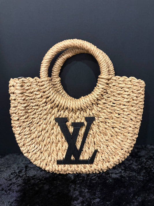 Riviera Mini Rattan Crossbody Bag – Convertible Handle & Strap Style